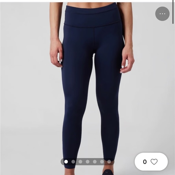 Athleta Accelerate 7/8 Tight Legging in Navy Women’s Size Small *Tall - Picture 2 of 7